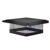 13x13 in. Galvanized Steel Chimney Cap, Black