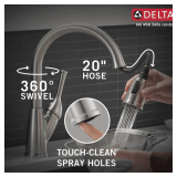 Delta Classic Stainless 1-Handle Kitchen Faucet