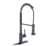 Paulina Pull Down Sprayer Faucet, Matte Black