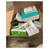 Box of Home Depot items