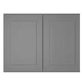 Shaker Grey Wall Bridge Cabinet with 2 Doors