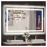 Frameless Front/Backlit LED Vanity Mirror