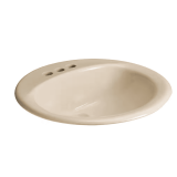 Glacier Bay Aragon 19-in Fireclay Sink Bone