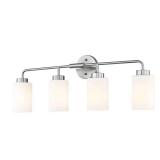 30 in. 4-Light Brushed Nickel Vanity Light