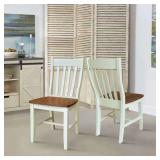 Cafe Hickory Solid Wood Dining Chair, Set of 2