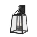 Blakeley 2-Light Black Outdoor Wall Lantern