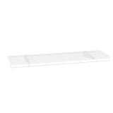 ShelfTrack White Wire Book Shelf System
