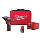 Milwaukee M12 Brushed Cordless Screwdriver Kit