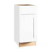 Shaker 15W x 24D x 34.5H Cabinet, Satin White