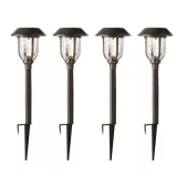 Savannah Bronze LED Solar Path Light (4-Pack)