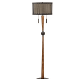 Franklin Iron Works Farmhouse Floor Lamp 64'