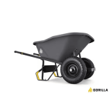 Gorilla 8 cu ft Dual-Wheel Wheelbarrow