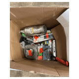 Box Of Miscellaneous Home Depot Items