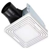 Roomside White 50 CFM Exhaust Fan with Light