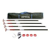 ZP4 4 x 10 ft Steel Poles, 4-Heads, 4-Tethers