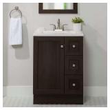 Glacier Bay Bannister 25' Sink Bath Vanity w/ Top