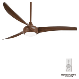 Light Wave 65 in LED Indoor Koa Ceiling Fan