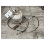 Brush Burner with Propane Tank