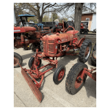 1956 Farmall Cub Tractor with Front Blade