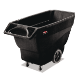 Rubbermaid 151-Gallon Black Plastic Tilt Truck (Missing Wheel)