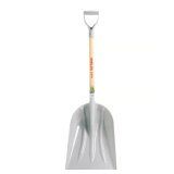 True Temper 46.5 in. Plastic Scoop Garden Shovel