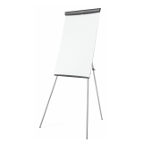 Dry Erase Easel Board, 36H x 24W, 3D, Gray/White