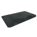 Antifatigue Mat: Diamond Plate 2x5 ft, 1 in Thick