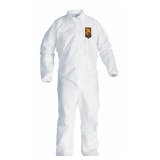 KLEENGUARD Coveralls SMMMS, Elastic Wr/Ank, White
