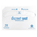 HOSPECO Toilet Seat Covers 1/2 Fold, 250 Sheets