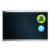 Quartet Prestige Black Bulletin Board 48x36