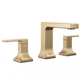 Velum Gold 8 in. Widespread Faucet with Drain Kit