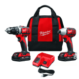 Milwaukee M18 2-Tool Drill/Driver & Impact Kit