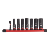 Milwaukee SHOCKWAVE 3/8' Drive SAE Socket Set 8 pc