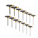 SAE & Metric T-Handle Hex Key Set (14-Piece)