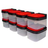 8-Pack 0.6 QT Storage Bins