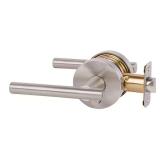 Contemporary Cira Satin Nickel Door Handle
