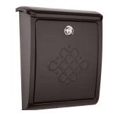 Bordeaux Rubbed Bronze Mailbox: Wall Mount Locking