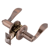 Jaen Antique Copper Door Handle Set