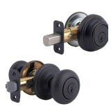 Kwikset SmartKey Juno Venetian Deadbolt & Knob KW1
