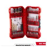 Milwaukee SHOCKWAVE 50-Piece Bit Set