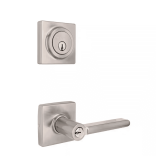 Tonebridge Satin Nickel Cylinder Pack Square Rose