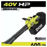 RYOBI 40V HP Brushless Leaf Blower/Mulcher/Vacuum
