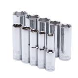 3/8 in. Drive Deep SAE Socket Set (10-Piece)
