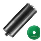 Core Drill Bit, 4 in. Wet/Dry Diamond Core Bit