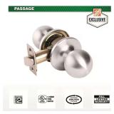 Light Duty Passage Knob, Satin Chrome