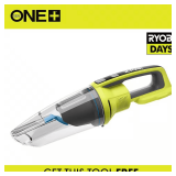 RYOBI ONE+ 18V Wet/Dry Hand Vacuum (Tool Only)