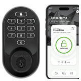 Halo Matte Black Keypad Wi Fi Smart Lock Deadbolt