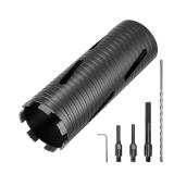 VEVOR Core Drill Bit, 3-1/2' Dia, 9-1/2' Depth