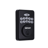 Radius Matte Black Electronic Keypad Deadbolt