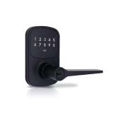 Defiant Matte Black Door Handle Set